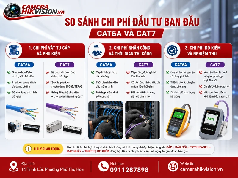 So sánh chi phí đầu tư ban đầu