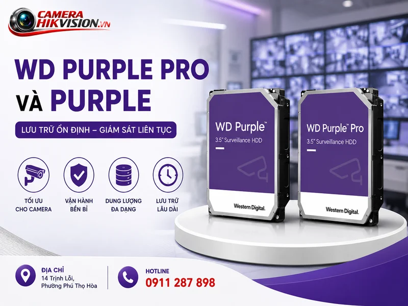 WD Purple Pro và Purple
