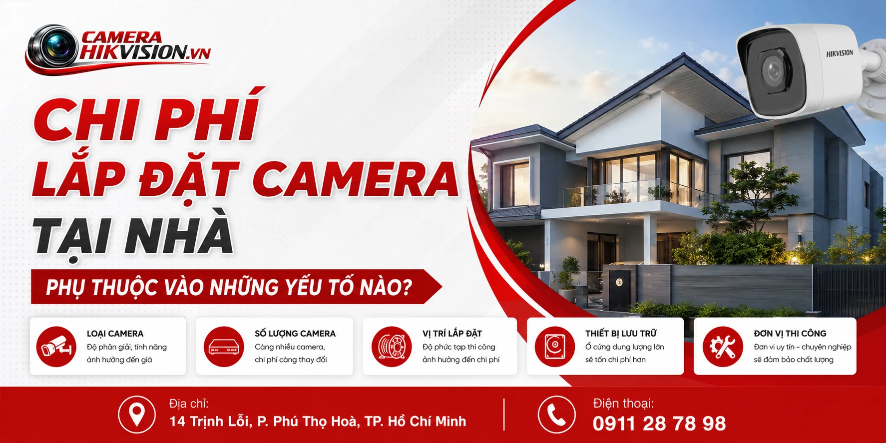 Những tiêu chí đánh giá một đơn vị lắp camera uy tín