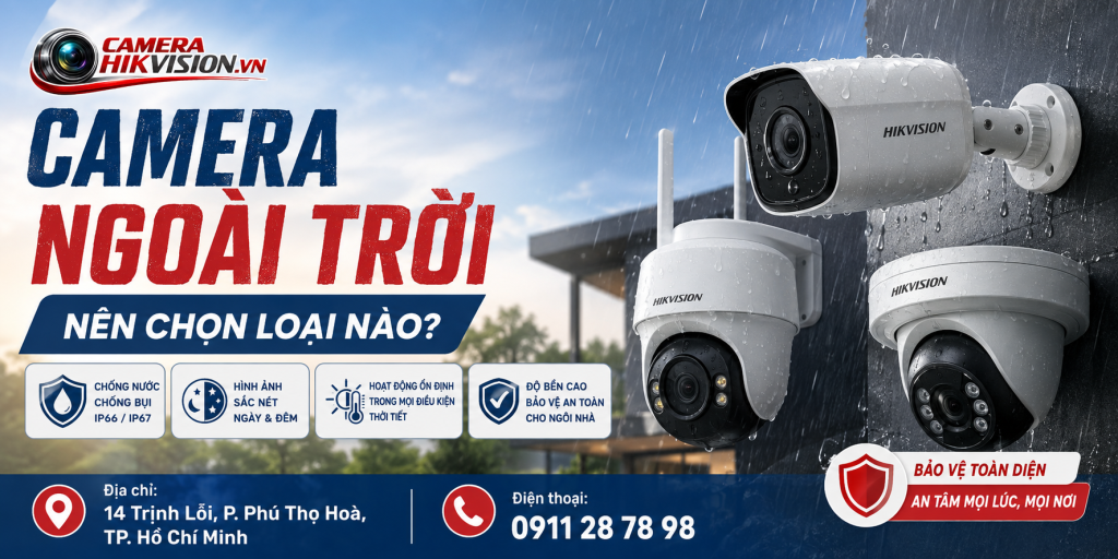 Camera ngoài trời nên chọn loại nào?