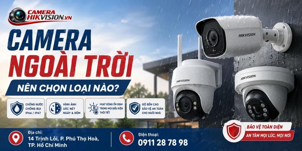Camera ngoài trời nên chọn loại nào? 
