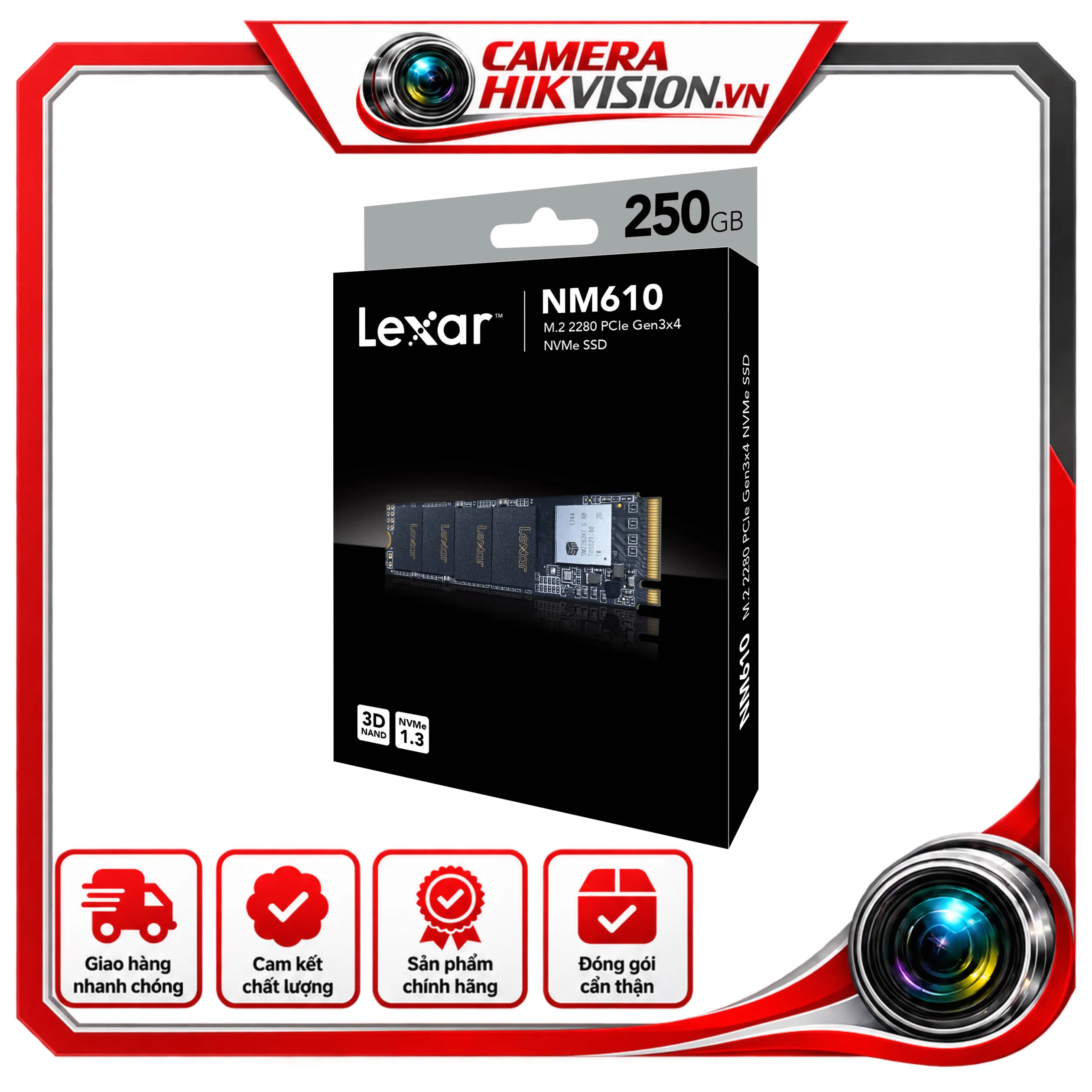SSD Lexar NM610 250G NVMe Gen3x4