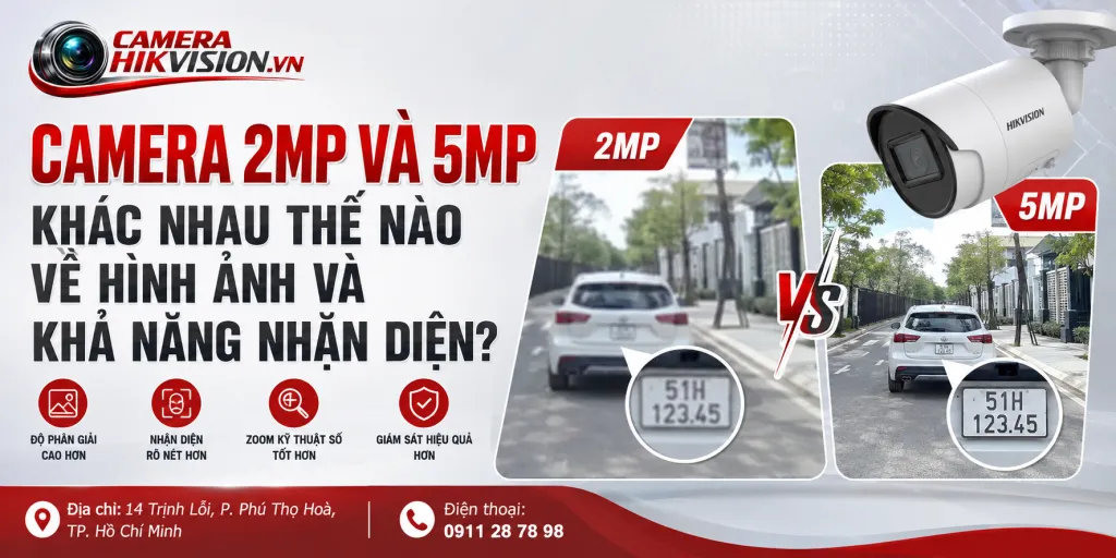 Camera 2MP và 5MP khác nhau thế nào về hình ảnh và khả năng nhận diện?