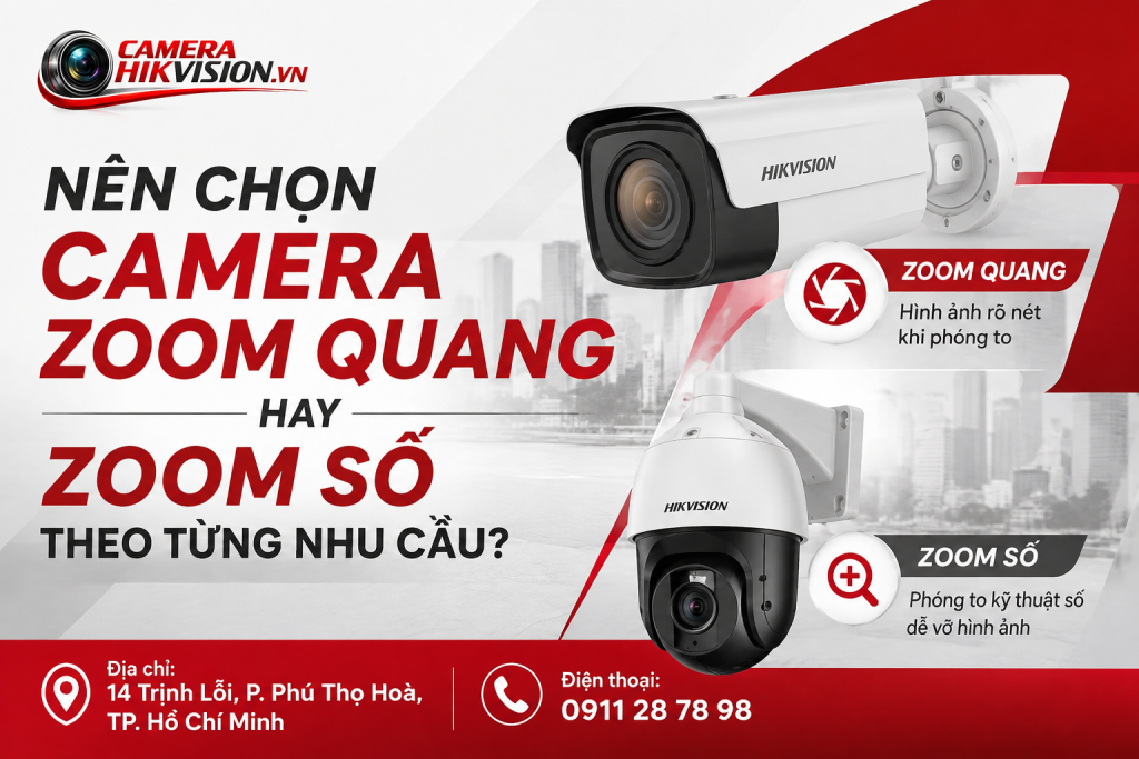Nên chọn camera zoom quang hay zoom số theo từng nhu cầu?