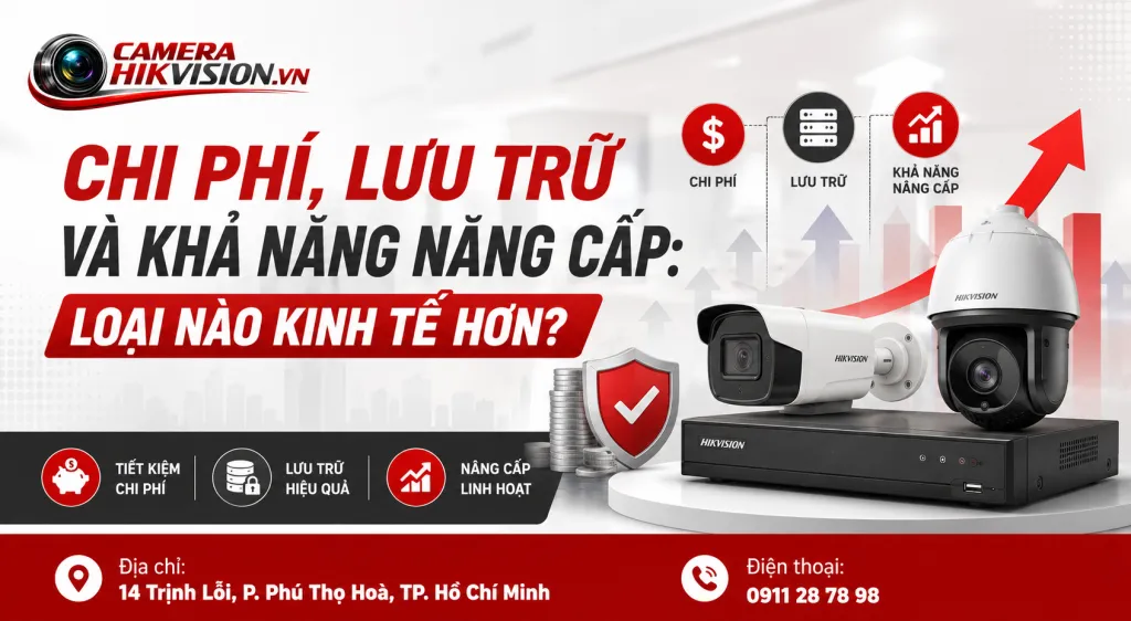Chi phí, lưu trữ và khả năng nâng cấp: loại nào kinh tế hơn?