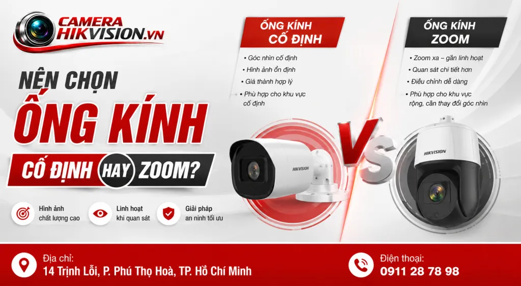 Khi nào nên chọn camera có ống kính zoom?