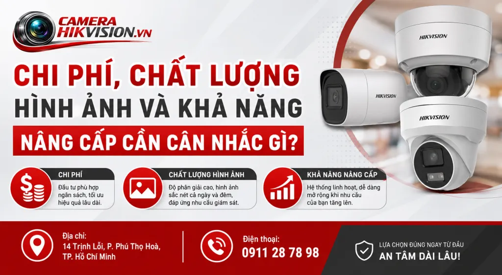 Chi phí, chất lượng hình ảnh và khả năng nâng cấp cần cân nhắc gì?