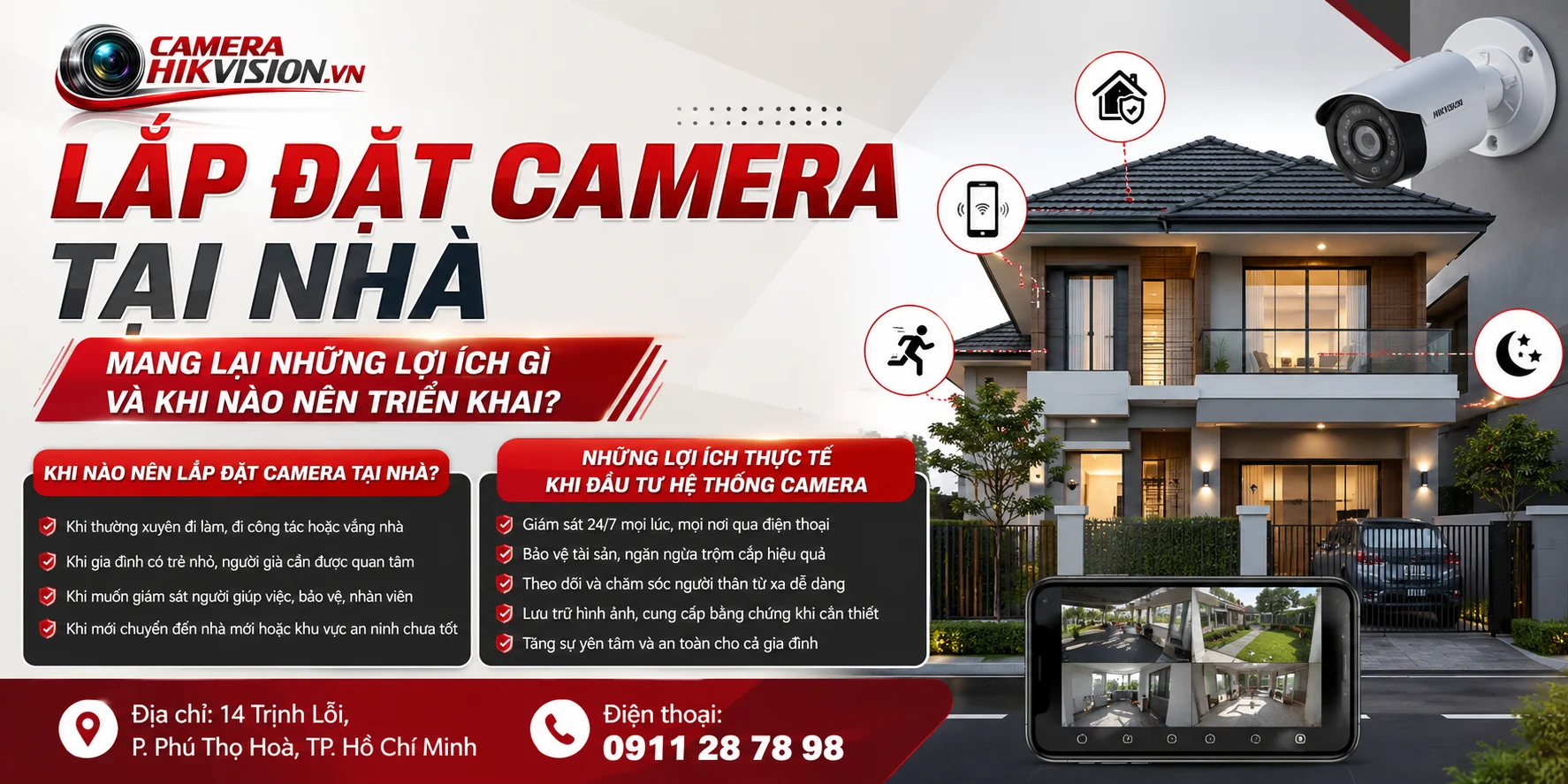 Lắp đặt camera tại nhà mang lại những lợi ích gì và khi nào nên triển khai?