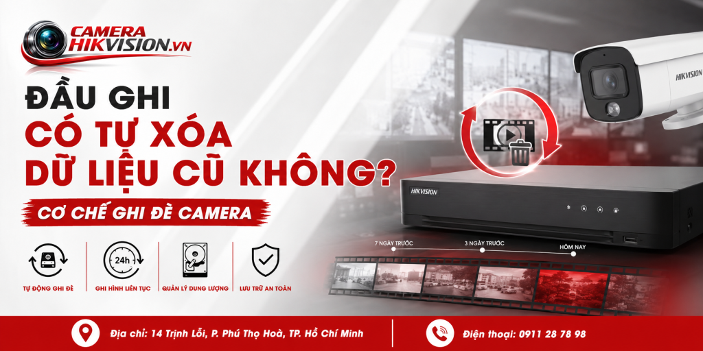Đầu Ghi Có Tự Xóa Dữ Liệu Cũ Không? Cơ Chế Ghi Đè Camera