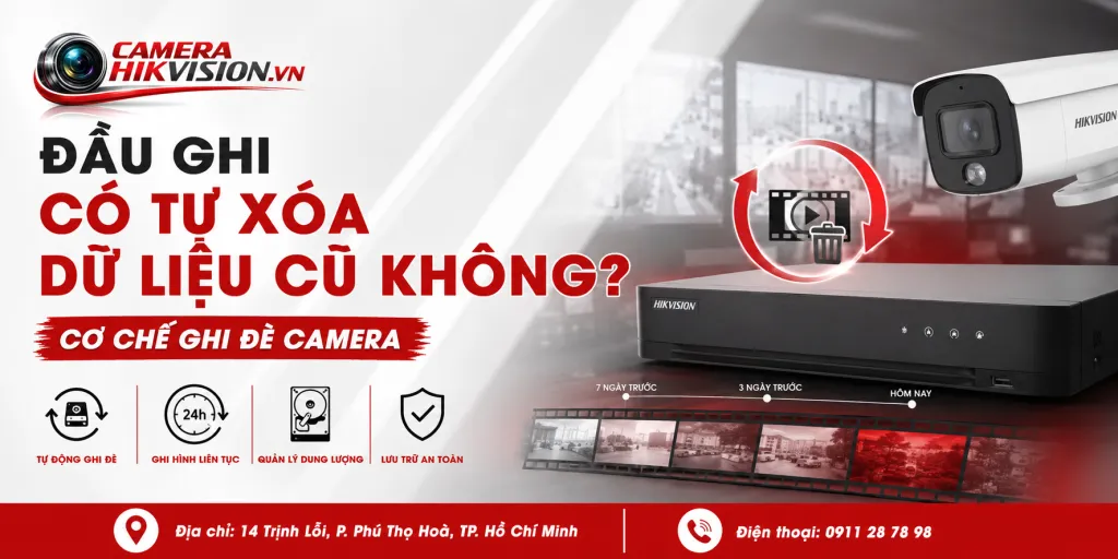 Đầu Ghi Có Tự Xóa Dữ Liệu Cũ Không? Cơ Chế Ghi Đè Camera