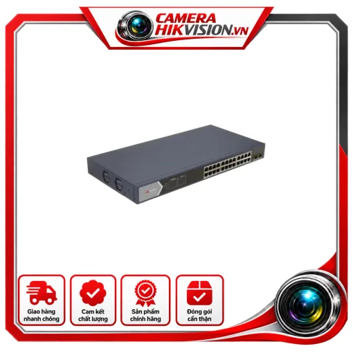 Switch mạng thông minh 24 cổng PoE Gigabit