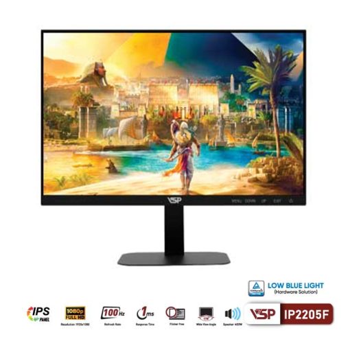 Màn hình VSP IP2205F 22″ FHD IPS 120Hz + Speaker