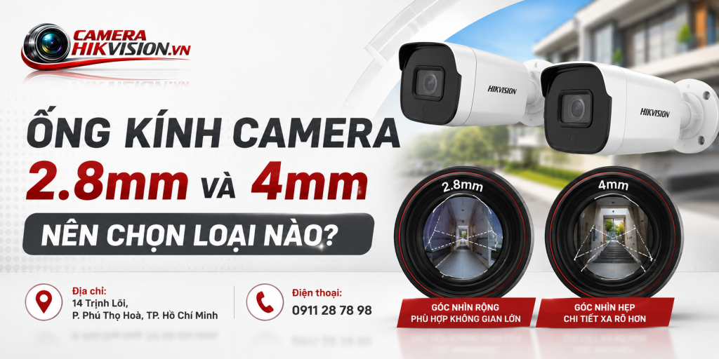 Ống Kính Camera 2.8mm Và 4mm: Nên Chọn Loại Nào?