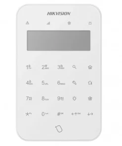 Bàn phím không dây có màn LCD cho báo động Hikvision DS-PK1-LT-WB