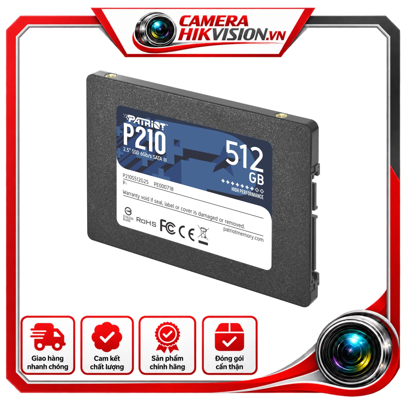 SSD Patriot P210 512G SATA III