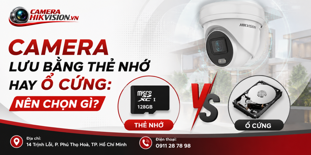 Camera Lưu Bằng Thẻ Nhớ Hay Ổ Cứng: Nên Chọn Gì?