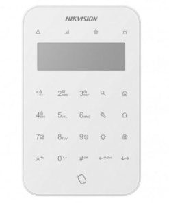 Bàn phím không dây có màn LCD cho báo động Hikvision DS-PK1-LT-WB