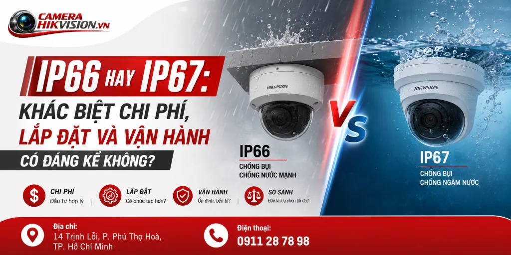 IP66 hay IP67: khác biệt chi phí, lắp đặt và vận hành có đáng kể không?