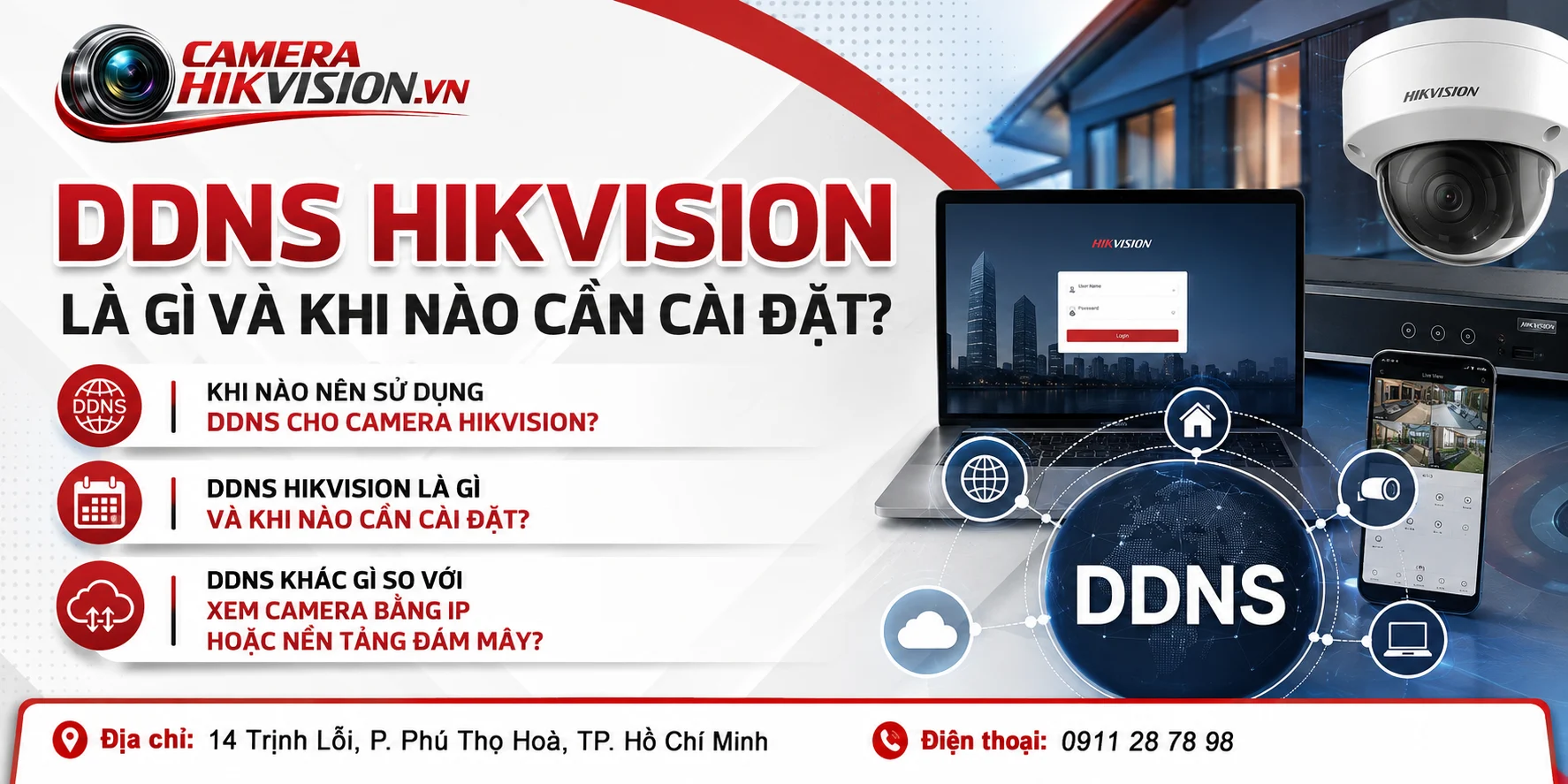 DDNS Hikvision là gì và khi nào cần cài đặt?