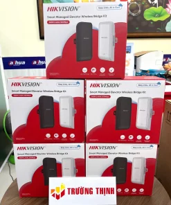 Bộ thu phát sóng không dây cho thang máy 2.4Ghz, bằng thông 300Mb, khoảng cách 500m – ảnh thực tế tại Trường Thịnh Telecom