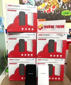 Bộ thu phát sóng không dây cho thang máy 2.4Ghz, bằng thông 300Mb, khoảng cách 500m – ảnh thực tế tại Trường Thịnh Telecom