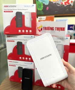 Bộ thu phát sóng không dây cho thang máy 2.4Ghz, bằng thông 300Mb, khoảng cách 500m – ảnh thực tế tại Trường Thịnh Telecom