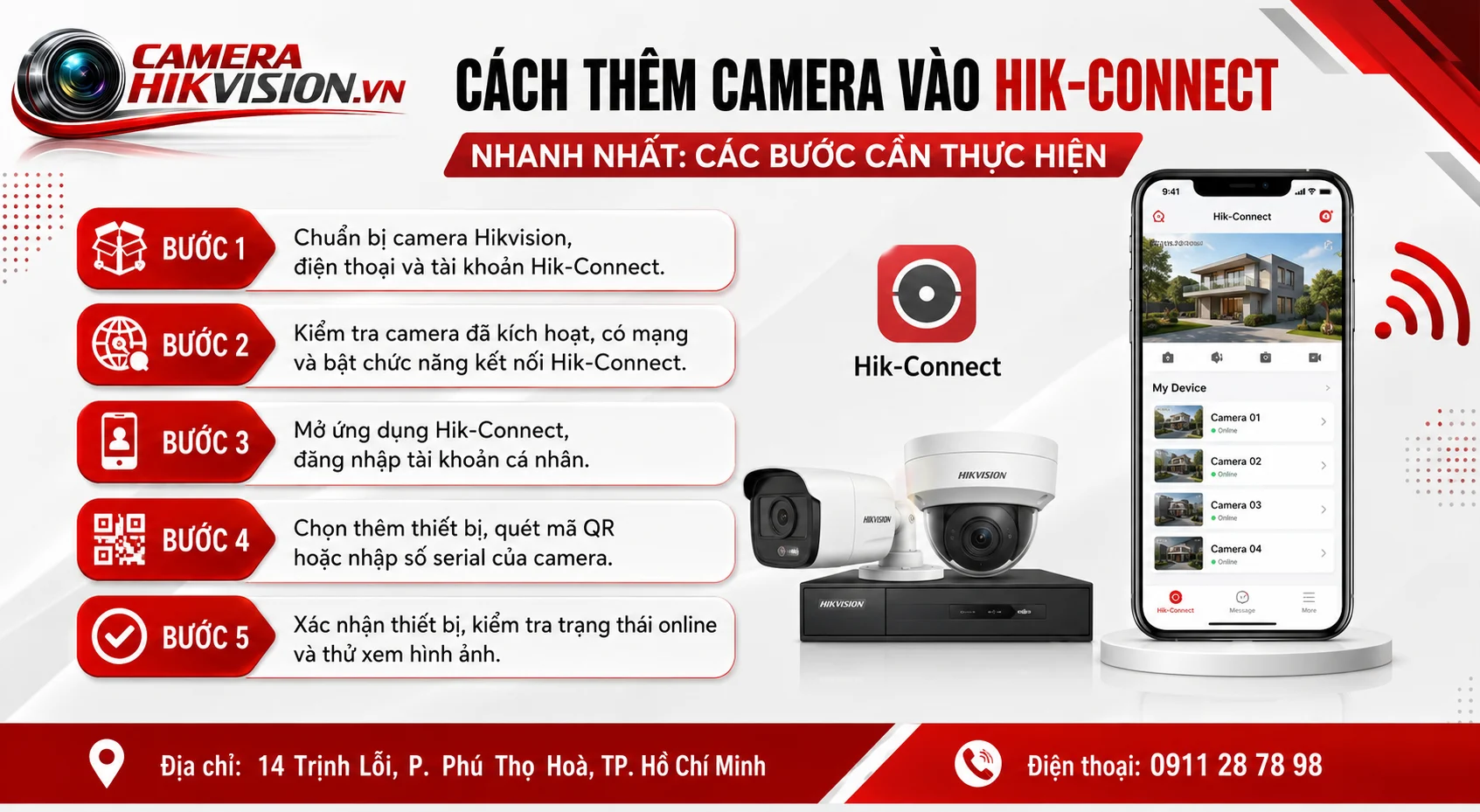 Cách thêm camera vào Hik-Connect nhanh nhất: Các bước cần thực hiện