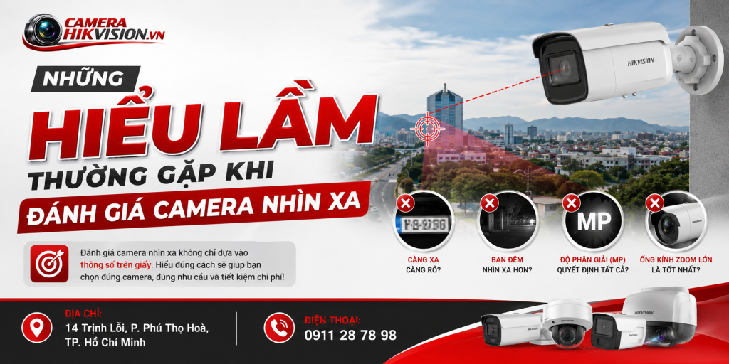 Những hiểu lầm thường gặp khi đánh giá camera nhìn xa