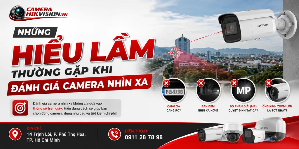 Những hiểu lầm thường gặp khi đánh giá camera nhìn xa