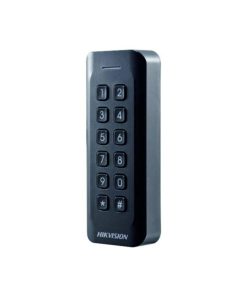 Đầu đọc thẻ EM , có bàn phím hỗ trợ giao thức Wiegand(W26/W34) ,chống bụi chuẩn IP 65. DS-K1802MK