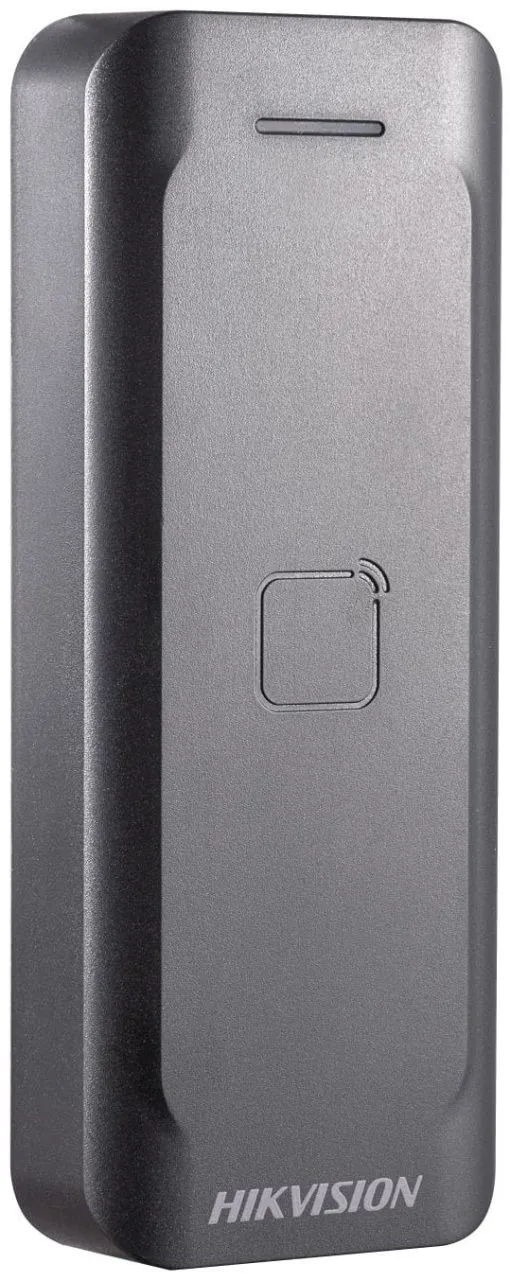 Đầu đọc thẻ Mifare 1 , hỗ trợ giao thức Wiegand(W26/W34) ,chống bụi chuẩn IP 65. DS-K1802M