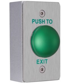 Nút EXIT : mặt bằng thép ko gỉ, nút thép, vỏ nút bằng thép, DS-K7P05