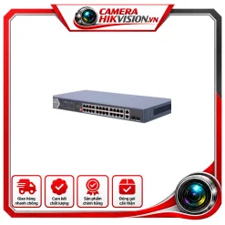 Switch mạng 24 cổng PoE , hỗ trợ HiPOE