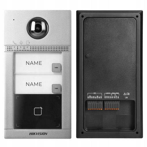 Nút bấm IP 2 cổng cho villa thiết kế sang trọng DS-KV8213-WME1