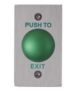 Nút EXIT : mặt bằng thép ko gỉ, nút thép, vỏ nút bằng thép, DS-K7P05