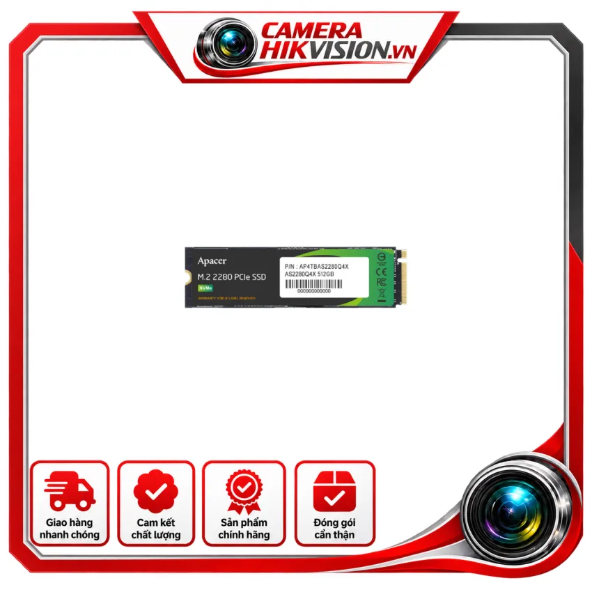 SSD Apacer AS2280Q4X 512GB