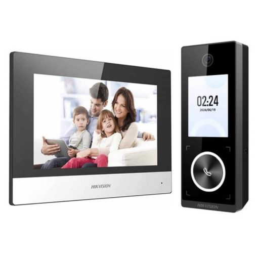 Bộ Kis kiểm soát vào ra, chấm công, kiêm chuông của có hình IP có xác thực khuôn mặt và mà hình LCD trên út ấn KIS6633