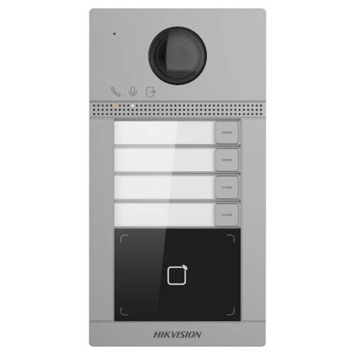 Nút bấm IP 4 cổng cho villa thiết kế sang trọng DS-KV8413-WME1