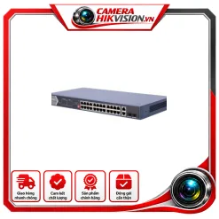 Switch mạng 24 cổng PoE , hỗ trợ HiPOE