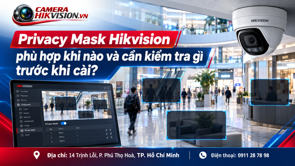 Privacy Mask Hikvision phù hợp khi nào và cần kiểm tra gì trước khi cài?