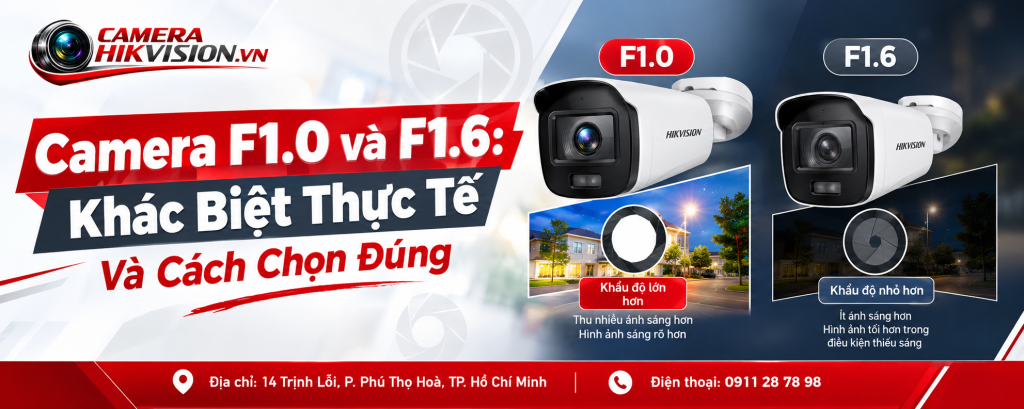 Camera F1.0 và F1.6: Khác Biệt Thực Tế Và Cách Chọn Đúng