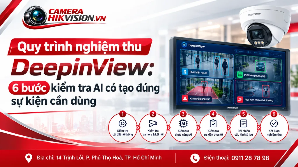 Quy trình nghiệm thu DeepinView: 6 bước kiểm tra AI có tạo đúng sự kiện cần dùng