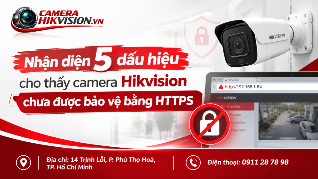 Nhận diện 5 dấu hiệu cho thấy camera Hikvision chưa được bảo vệ bằng HTTPS