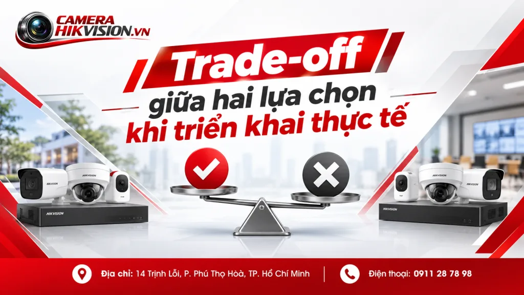 Trade-off giữa hai lựa chọn khi triển khai thực tế