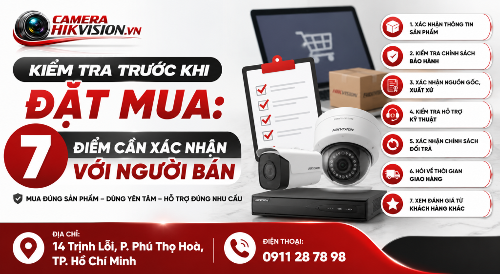 Kiểm tra trước khi đặt mua: 7 điểm cần xác nhận với người bán