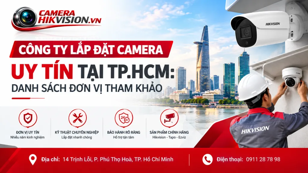Công Ty Lắp Đặt Camera Uy Tín tại TP.HCM: Danh Sách Đơn Vị Tham Khảo