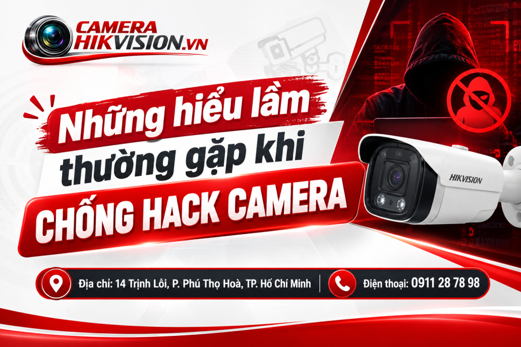 Những hiểu lầm thường gặp khi chống hack camera