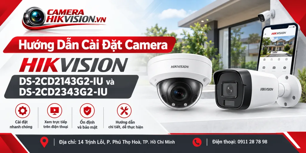 Hướng Dẫn Cài Đặt Camera Hikvision DS-2CD2143G2-IU và DS-2CD2343G2-IU