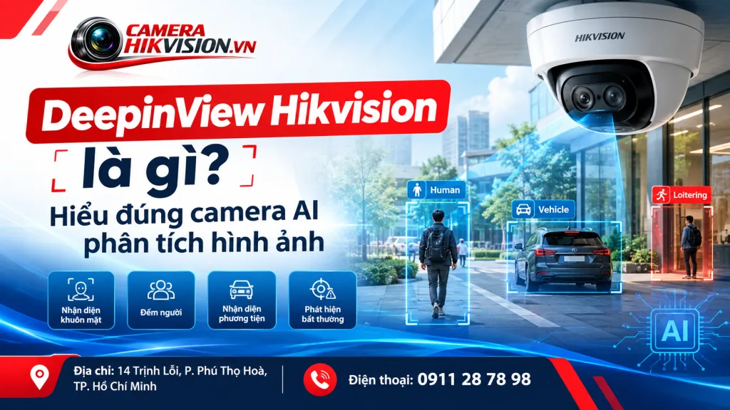 DeepinView Hikvision là gì? Hiểu đúng camera AI phân tích hình ảnh