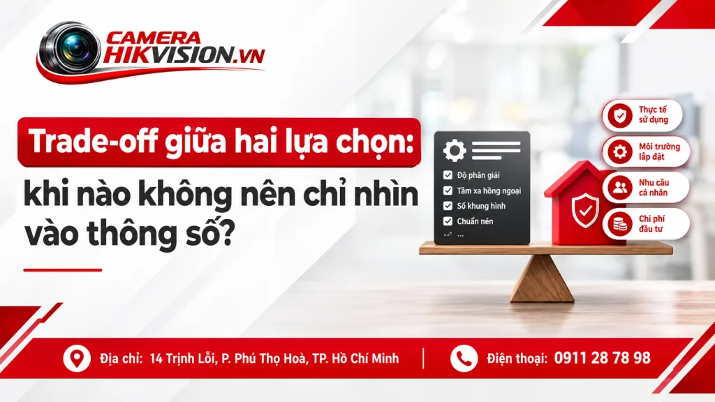 Trade-off giữa hai lựa chọn: khi nào không nên chỉ nhìn vào thông số?